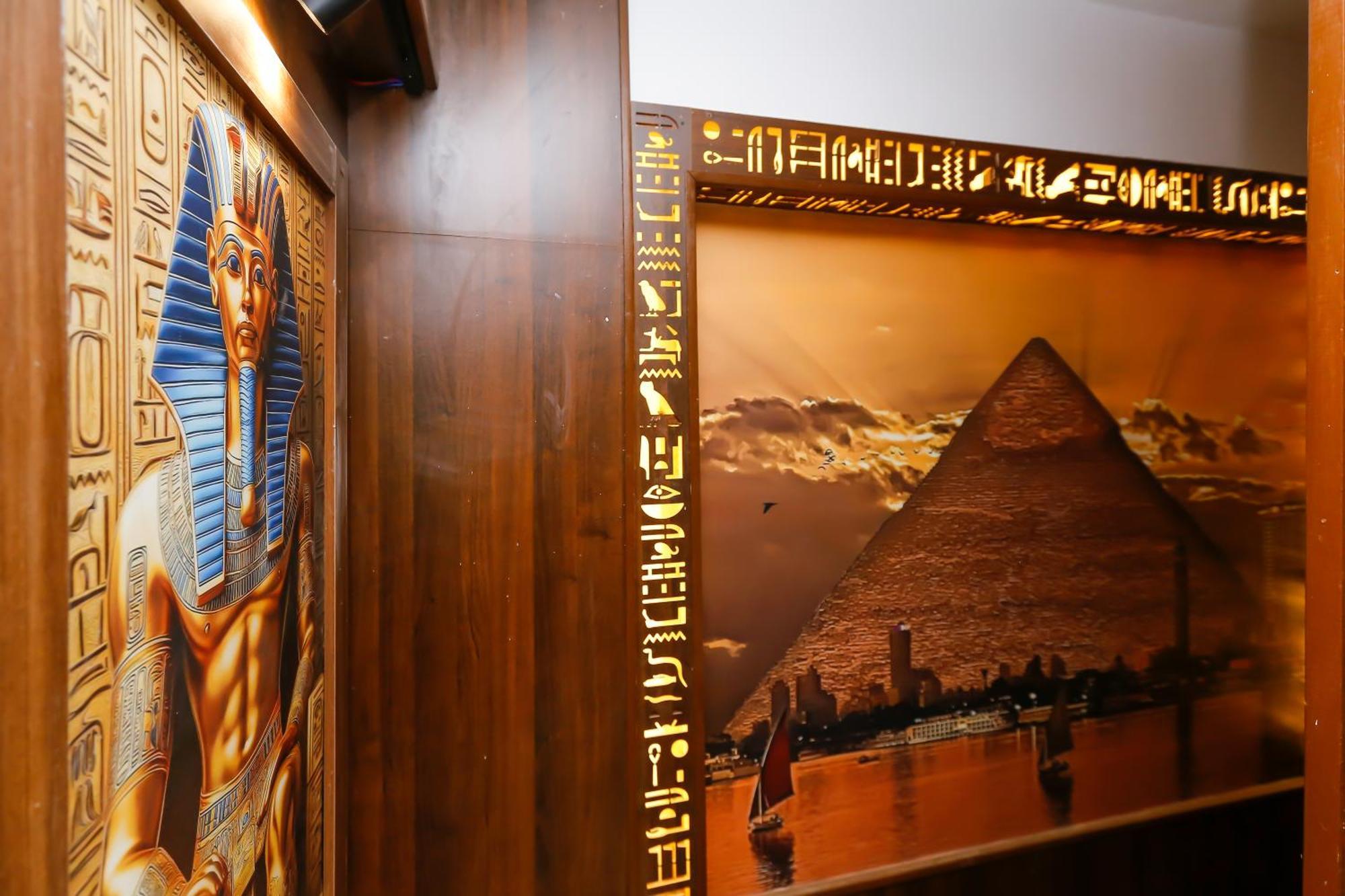 Pyramids View& Grand Museum With Jacuzzi On Eleven Floor & Roof Restaurant Apartment