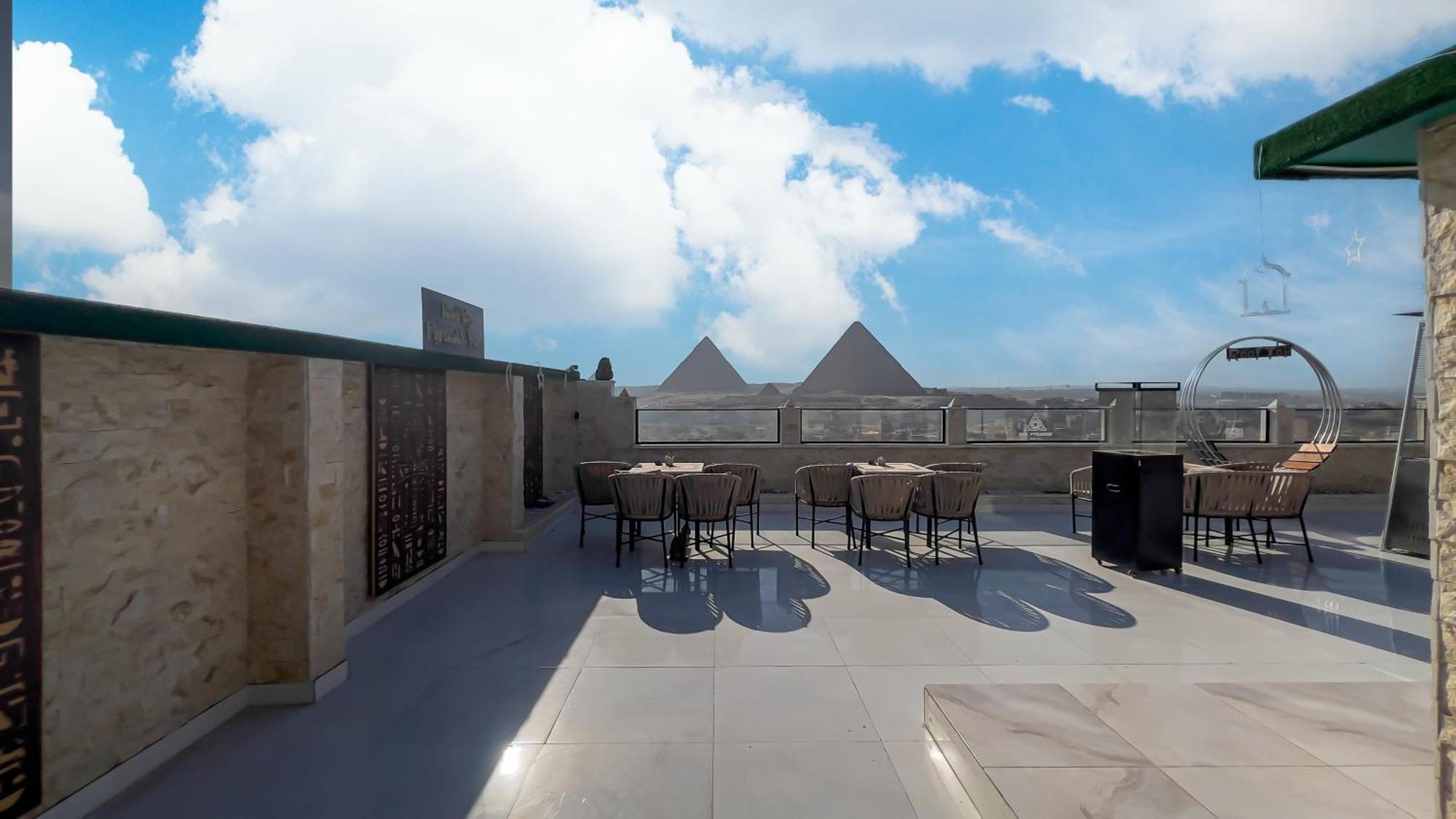 Pyramids View& Grand Museum With Jacuzzi On Eleven Floor & Roof Restaurant Apartment *